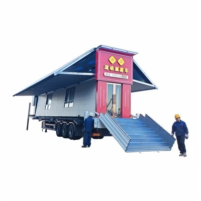 Semi mobile catering truck